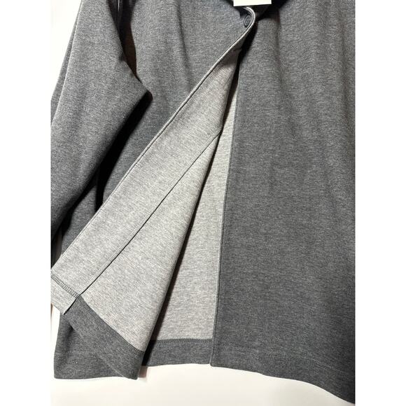 Talbots Woman Vintage Single Button Open Cardigan Sweater Gray Deadstock Size 1X - Picture 6 of 12